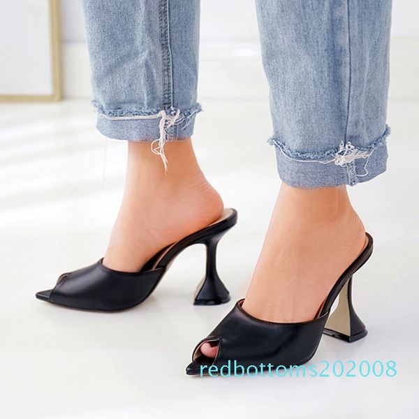 9cm fashion spool high heels mules concise peep toe pumps black pu leather designer shoes size 35 to 41 r8
9cm fashion spool high heels mules concise peep toe pumps black pu leather designer shoes size 35 to 41 r8