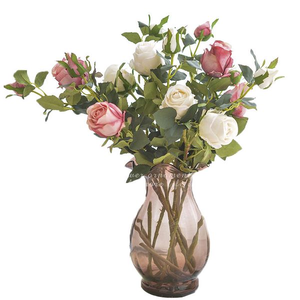 european multi-headed rose wedding fake flower home simulation flower rose artificial indoor arrangement
european multi-headed rose wedding fake flower home simulation flower rose artificial indoor arrangement