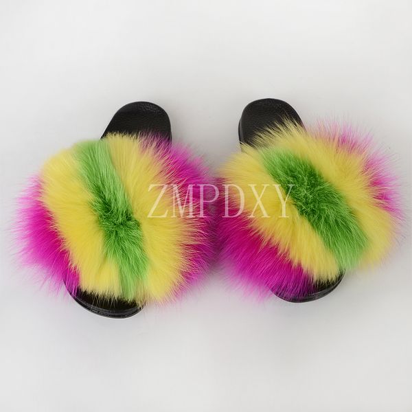 ladies fluffy slippers fashion fur slides women cute plush hair slippers real fur flat sandals hot, Black
ladies fluffy slippers fashion fur slides women cute plush hair slippers real fur flat sandals hot, Black