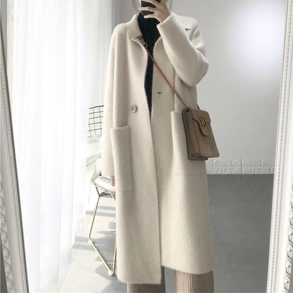 women wintwer clothing jackets solid thicken coats wool casual autumn oversize coat female large plus size long woolen overcoat, Black
women wintwer clothing jackets solid thicken coats wool casual autumn oversize coat female large plus size long woolen overcoat, Black
