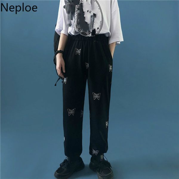 neploe 2020 street drawstring harem pants harajuku cartoon butterfly women long trousers stretch high waist pocket pants 57926, Black;white
neploe 2020 street drawstring harem pants harajuku cartoon butterfly women long trousers stretch high waist pocket pants 57926, Black;white