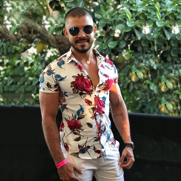 summer fashion men hawaiian shirt short sleeve floral printed 2020 casual beach vacation blouse printed mens shirts camisa, White;black
summer fashion men hawaiian shirt short sleeve floral printed 2020 casual beach vacation blouse printed mens shirts camisa, White;black