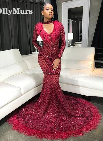 long prom dresses 2019 sparkly v-neck mermaid party bling bling african pink prom dress long train, White;black
long prom dresses 2019 sparkly v-neck mermaid party bling bling african pink prom dress long train, White;black