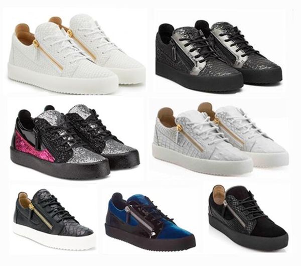 new italy black brand casual shoes zipper men women low help flat shoes genuine leather with wrought zip designer sneakers trainers 35-47
new italy black brand casual shoes zipper men women low help flat shoes genuine leather with wrought zip designer sneakers trainers 35-47