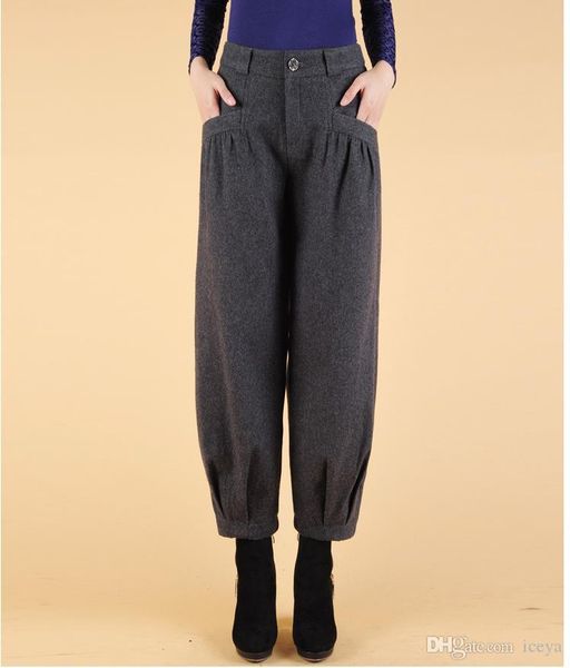 the new 2019 wide-legged pants cloth bloomers han edition in the fall and winter of female loose small feet haroun pants turnip pants, Black;white
the new 2019 wide-legged pants cloth bloomers han edition in the fall and winter of female loose small feet haroun pants turnip pants, Black;white