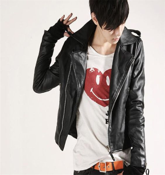 european and american men's pu jacket coats short lapel zipper basic black thickened thermal pu jackets spring and autumn black
european and american men's pu jacket coats short lapel zipper basic black thickened thermal pu jackets spring and autumn black