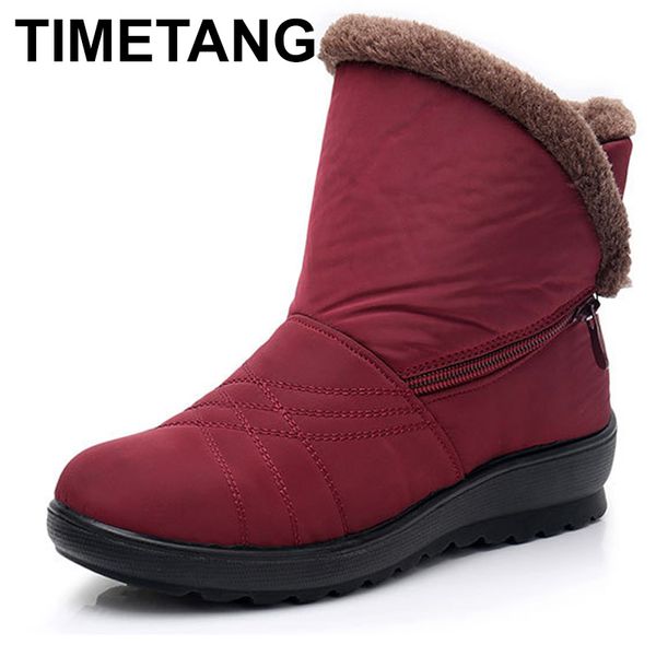 timetang ankle rubber waterproof womens boots side zip cotton solid female boot 2018 winter snow boots e239, Black
timetang ankle rubber waterproof womens boots side zip cotton solid female boot 2018 winter snow boots e239, Black