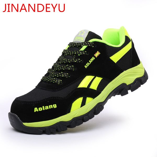 steel toe safety shoes shoes lightweight anti-smashing breathable men's work sneakers wear-resisting safety boots, Black
steel toe safety shoes shoes lightweight anti-smashing breathable men's work sneakers wear-resisting safety boots, Black