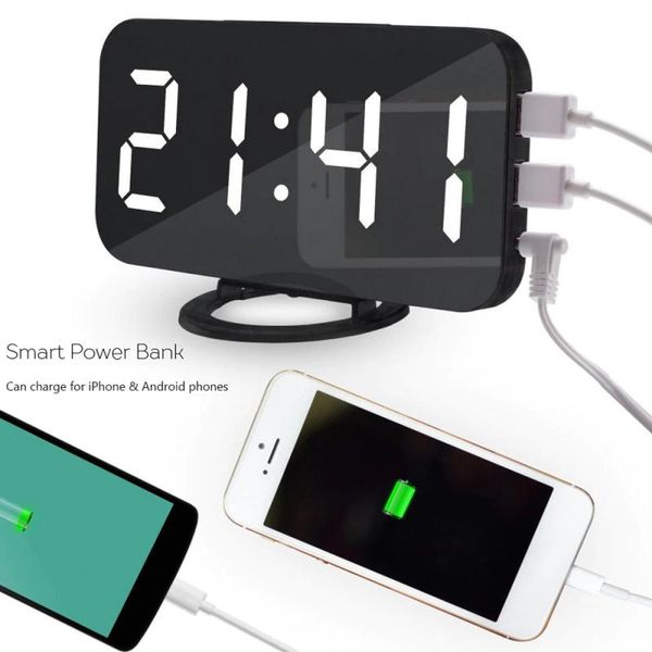mirror led digital alarm clock multifunction electronic deskclock snooze night display electronic table charge your phone
mirror led digital alarm clock multifunction electronic deskclock snooze night display electronic table charge your phone