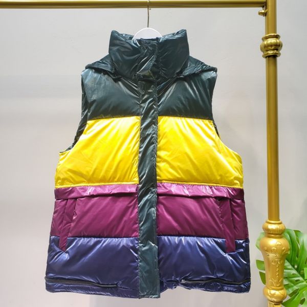 coat 2019 fashion with the same color color contrast stripes bright fabric thick winter hooded sleeveless vest women, Black;white
coat 2019 fashion with the same color color contrast stripes bright fabric thick winter hooded sleeveless vest women, Black;white