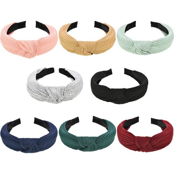 8 pieces wide headbands knot turban headband hair band elastic hair accessories for women and girls, 8 colors, Golden;white
8 pieces wide headbands knot turban headband hair band elastic hair accessories for women and girls, 8 colors, Golden;white