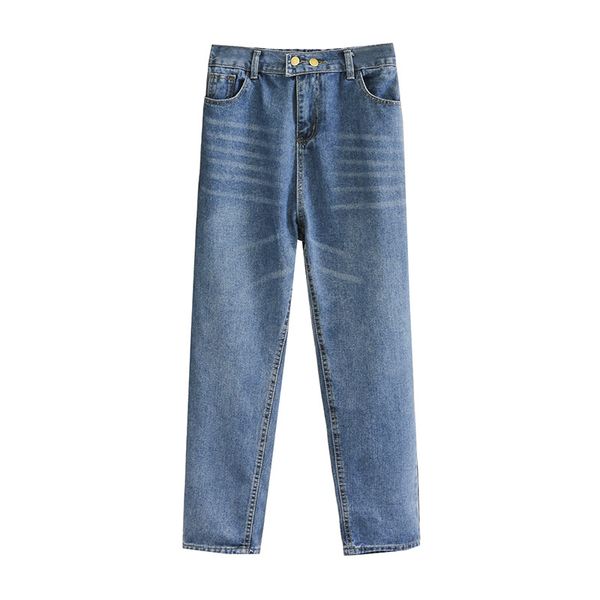 harem pants vintage high waist jeans woman 2020 spring plus size women jeans ankle length denim pants vaqueros mujer s47-2004, Blue
harem pants vintage high waist jeans woman 2020 spring plus size women jeans ankle length denim pants vaqueros mujer s47-2004, Blue