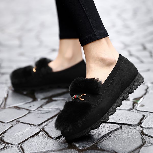 beanie shoes female winter flat bottom plus velvet cotton shoes shallow mouth lazy one foot warm wool, Black
beanie shoes female winter flat bottom plus velvet cotton shoes shallow mouth lazy one foot warm wool, Black