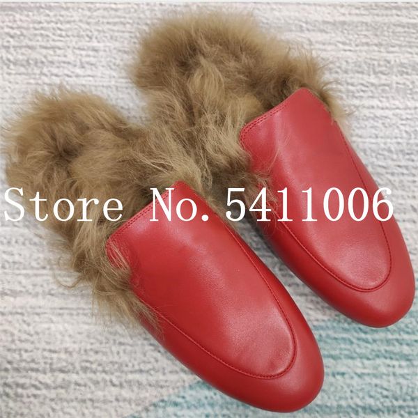luxury women raccoon fur slippers brand desginer slides shoes women autumn flats mules designer princetown woman fur slippers, Black
luxury women raccoon fur slippers brand desginer slides shoes women autumn flats mules designer princetown woman fur slippers, Black
