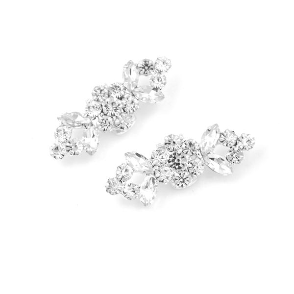 2 pcs shinning white zircon crystal shoe clips flower shoelaces shoe decoration easy clip bride shoes accessories, Black
2 pcs shinning white zircon crystal shoe clips flower shoelaces shoe decoration easy clip bride shoes accessories, Black