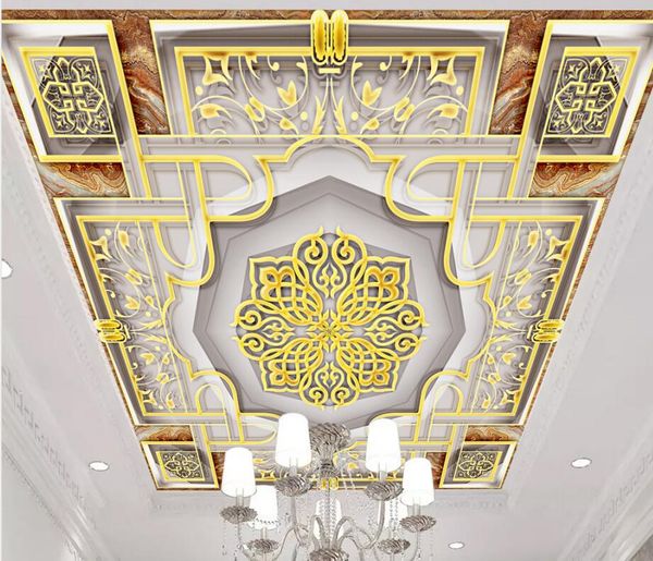 custom p golden pattern three grade plaster ceiling mural paintings living room ceiling wallpaper papel pintado pared
custom p golden pattern three grade plaster ceiling mural paintings living room ceiling wallpaper papel pintado pared