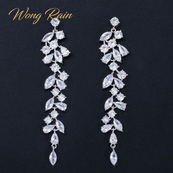 wong rain 100% 925 sterling silver created moissanite gemstone drop dangle plant tassel earrings fine jewelry wholesale, Golden;silver
wong rain 100% 925 sterling silver created moissanite gemstone drop dangle plant tassel earrings fine jewelry wholesale, Golden;silver