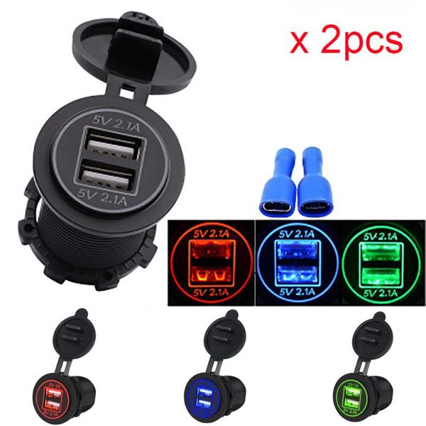 2шт dual usb зарядное гнездо адаптера питания розетка 12v 24v мотоцикл автомобиль водонепроницаемый класса ip65 точечные терминалы распредел
2шт dual usb зарядное гнездо адаптера питания розетка 12v 24v мотоцикл автомобиль водонепроницаемый класса ip65 точечные терминалы распредел