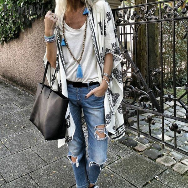 women 5xl casual vintage kimono cardigan ladies 2020 summer long chiffon kimono preto loose printed blouse black, White
women 5xl casual vintage kimono cardigan ladies 2020 summer long chiffon kimono preto loose printed blouse black, White