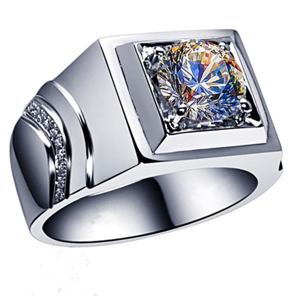 6mm width test positive solid 14k white gold jewelry male ring 1ct moissanite engagement diamond ring for men wedding generous, Golden;silver
6mm width test positive solid 14k white gold jewelry male ring 1ct moissanite engagement diamond ring for men wedding generous, Golden;silver
