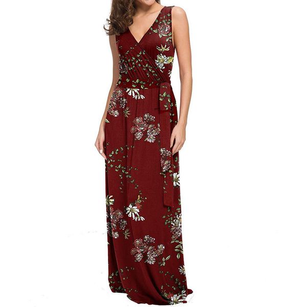 sleeveless floral print long dress summer stretch vest boho beach dresses women v neck slim a-line floor length dress vestidos, Black;gray
sleeveless floral print long dress summer stretch vest boho beach dresses women v neck slim a-line floor length dress vestidos, Black;gray