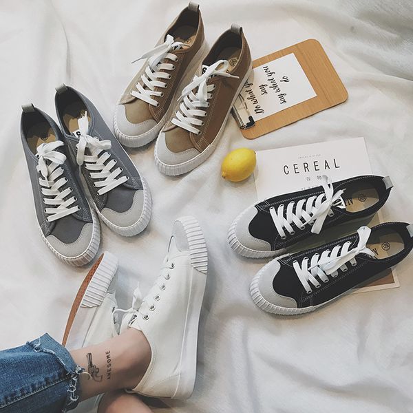 2019 spring and autumn new breathable men's canvas shoes men's shoes korean casual couple low tide student, Black
2019 spring and autumn new breathable men's canvas shoes men's shoes korean casual couple low tide student, Black