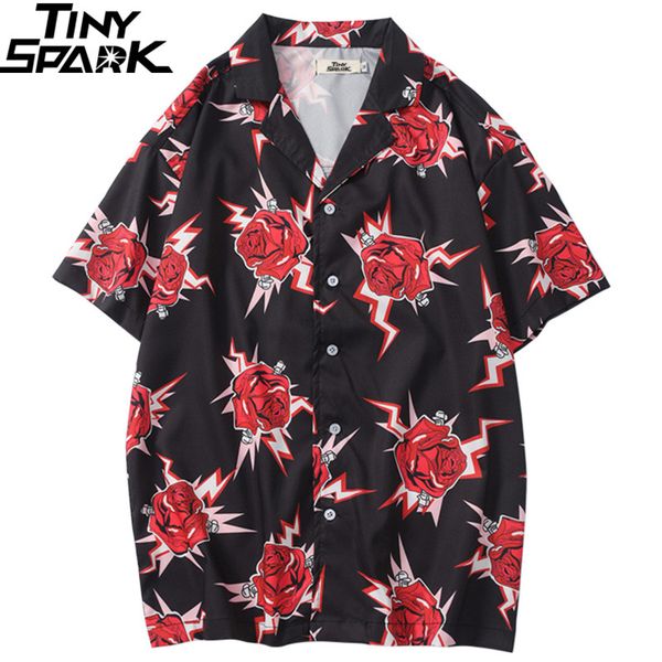 hip hop shirt streetwear mens hawaiian shirt red rose harajuku floral 2020 spring summer beach hawaii thin short sleeve, White;black
hip hop shirt streetwear mens hawaiian shirt red rose harajuku floral 2020 spring summer beach hawaii thin short sleeve, White;black