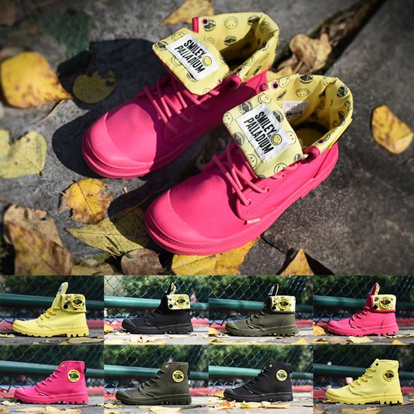 2019 designer mens shoes palladium smiling face ankle boots bright yellow green pink black woman designer outdoor sport trainer sneaker
2019 designer mens shoes palladium smiling face ankle boots bright yellow green pink black woman designer outdoor sport trainer sneaker
