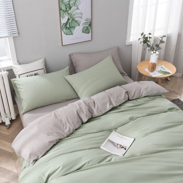 self-designed solid color bedding quilt cover four-piece net red bed sheet bed-type home textile three-piece set duvet cover
self-designed solid color bedding quilt cover four-piece net red bed sheet bed-type home textile three-piece set duvet cover