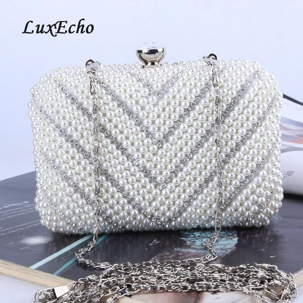 fashion ivory pearl evening bags women's beaded rhinestone day clutches handmade wedding/party bags beading purse chain
fashion ivory pearl evening bags women's beaded rhinestone day clutches handmade wedding/party bags beading purse chain