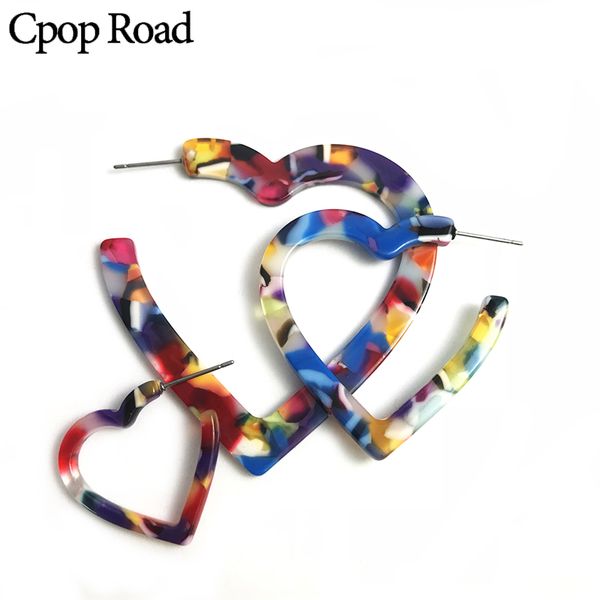 cpop fashion three heart hoop earrings for women acetate acrylic earrings hoops fashion resin jewelry accessories 2019 wholesale, Golden;silver
cpop fashion three heart hoop earrings for women acetate acrylic earrings hoops fashion resin jewelry accessories 2019 wholesale, Golden;silver