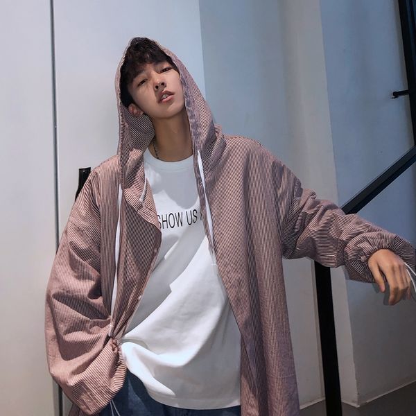 2019 spring and summer new casual hooded striped sunscreen jacket shirt streetwear eden park gothic cotton xl broadcloth, White;black
2019 spring and summer new casual hooded striped sunscreen jacket shirt streetwear eden park gothic cotton xl broadcloth, White;black