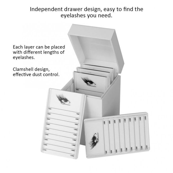 10 layers eyelash extension storage box false eyelash display case makeup organizer natural
10 layers eyelash extension storage box false eyelash display case makeup organizer natural