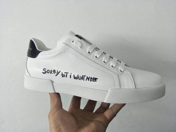 fashion designer shoes white lace up genuine leather casual shoes men women sneakers flat with box designer sneakers dress shoes for sale, Black
fashion designer shoes white lace up genuine leather casual shoes men women sneakers flat with box designer sneakers dress shoes for sale, Black