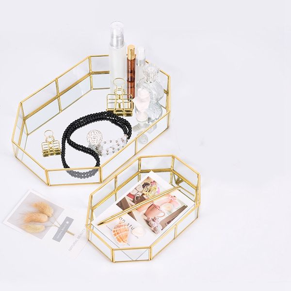 nordic style glass copper geometry storage baskets box simplicity style home organizer for jewelry necklace dessert plate
nordic style glass copper geometry storage baskets box simplicity style home organizer for jewelry necklace dessert plate