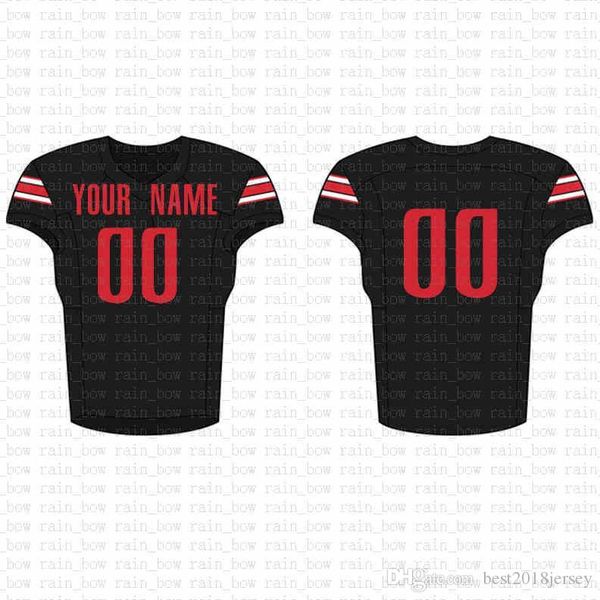 2019 new custom football jersey mens embroidery logos 100% stitched sale 17, Black;red
2019 new custom football jersey mens embroidery logos 100% stitched sale 17, Black;red