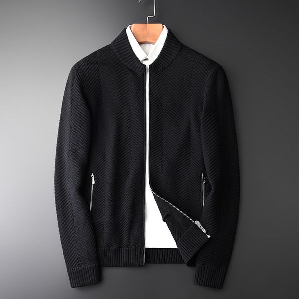 men's sweaters stand collar men sweater plus size 4xl two pocket black zipper cardigan fashion add thick simpe casual mens, White;black
men's sweaters stand collar men sweater plus size 4xl two pocket black zipper cardigan fashion add thick simpe casual mens, White;black