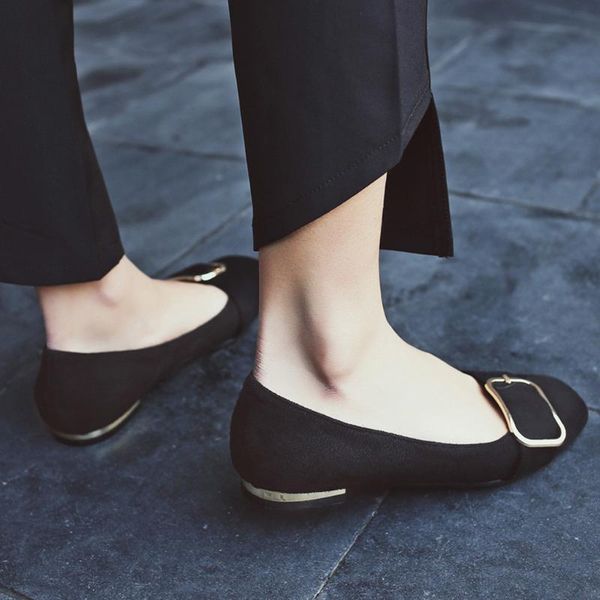 european style ladies leopard print suede shoes fashion flat large size square buckle women's single shoes#a3, Black
european style ladies leopard print suede shoes fashion flat large size square buckle women's single shoes#a3, Black