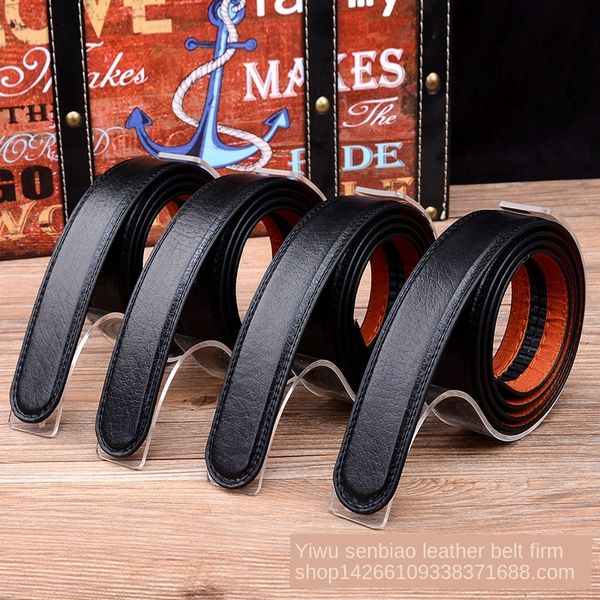men's automatic buckle strip full teeth elephant pattern pu imitation belt body headless belt strip, Black;brown
men's automatic buckle strip full teeth elephant pattern pu imitation belt body headless belt strip, Black;brown