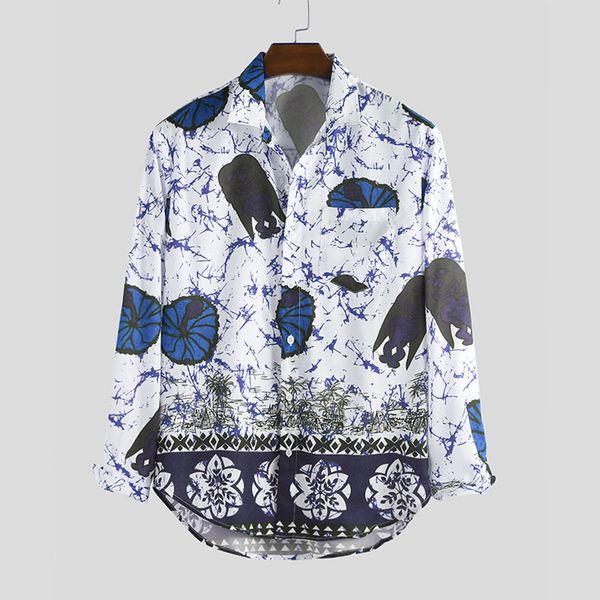 camisas hombre 2019 mens ethnic long sleeve casual personality printing hawaiian shirt blouse couple loose fit men shirt, White;black
camisas hombre 2019 mens ethnic long sleeve casual personality printing hawaiian shirt blouse couple loose fit men shirt, White;black