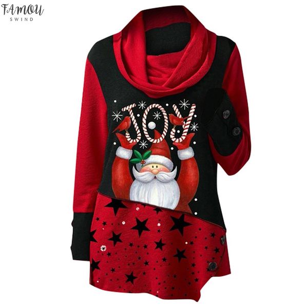 new christmas party blouse women print patchwork and blouses womens high collar blouse plus size sweatshirt blusas mujer, White
new christmas party blouse women print patchwork and blouses womens high collar blouse plus size sweatshirt blusas mujer, White