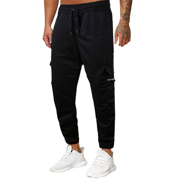 men's hip joggers pants 2019 casual mens casual fitness patchwork bodybuilding pocket skin full length sports pants streetwear, Black
men's hip joggers pants 2019 casual mens casual fitness patchwork bodybuilding pocket skin full length sports pants streetwear, Black
