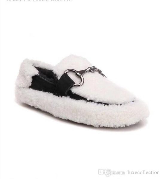 latest lady interlock shoes for autumn and winter warm comfortable fur flat loafers for women to provide daily wear fine shoes with box, Black
latest lady interlock shoes for autumn and winter warm comfortable fur flat loafers for women to provide daily wear fine shoes with box, Black