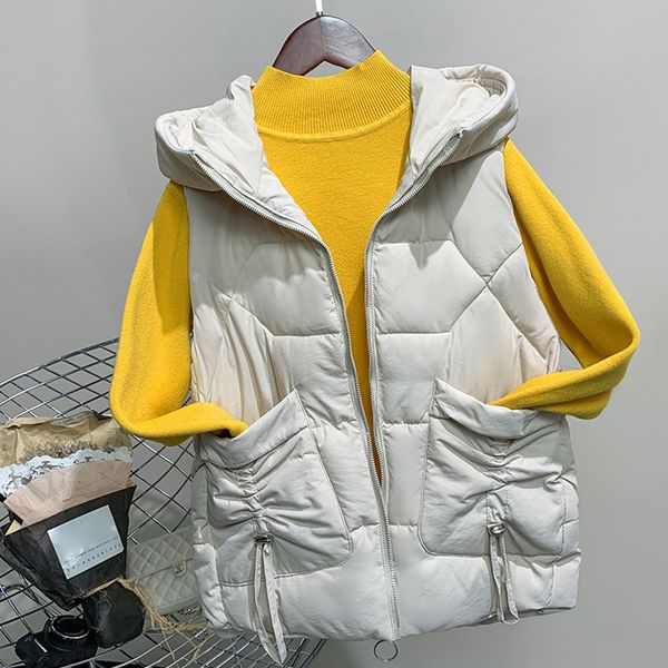 hooded vest coat women new 2019 winter warm sleeveles short cotton waistcoat jacket ladies casual warm vest padded jacket 9.27, Black;white
hooded vest coat women new 2019 winter warm sleeveles short cotton waistcoat jacket ladies casual warm vest padded jacket 9.27, Black;white