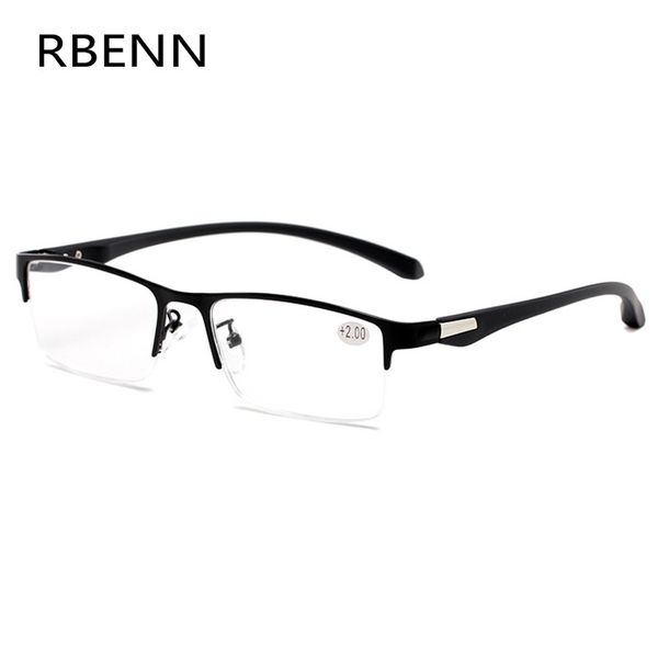 rbenn business reading glasses men metal frame half frame presbyopic glasses with diopter +0.5 0.75 1.25 1.75 2.25
rbenn business reading glasses men metal frame half frame presbyopic glasses with diopter +0.5 0.75 1.25 1.75 2.25