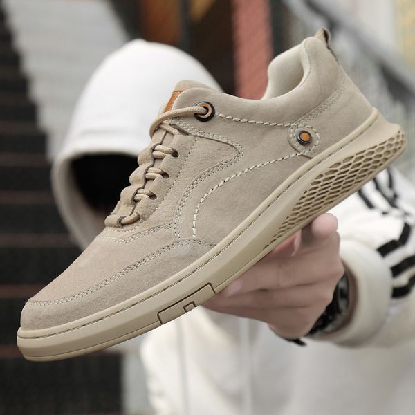 men shoes fashion genuine leather loafers breathable autumn lace up comfortable casual shoes outdoor men sneakers, Black
men shoes fashion genuine leather loafers breathable autumn lace up comfortable casual shoes outdoor men sneakers, Black