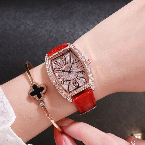 luxury diamond rose gold bracelet watches for women fashion ladies watch crystal clock analog quartz wristwatch, Slivery;brown
luxury diamond rose gold bracelet watches for women fashion ladies watch crystal clock analog quartz wristwatch, Slivery;brown