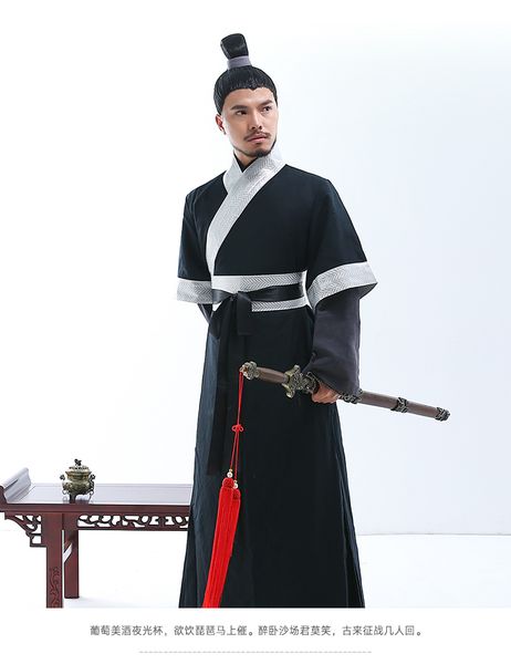 men's hanfu emperor prince cosplay clothes chinese traditional clothing male ancient robe novelty costume tv film stage wear, Black;red
men's hanfu emperor prince cosplay clothes chinese traditional clothing male ancient robe novelty costume tv film stage wear, Black;red