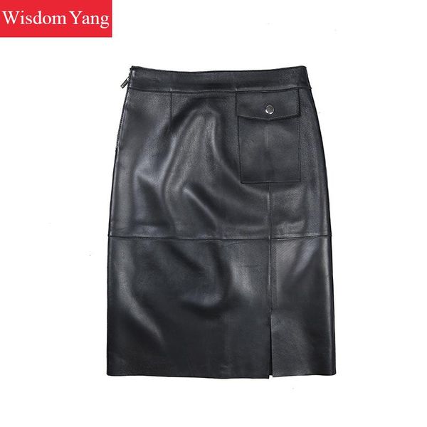autumn real sheep skin genuine leather wrap skirt high waisted midi pencil skirts womens party red black korean lady skirts
autumn real sheep skin genuine leather wrap skirt high waisted midi pencil skirts womens party red black korean lady skirts