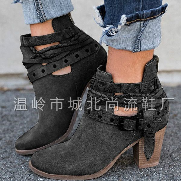 2018 new autumn winter women ankle boots new fashion belt buckles short boots for girls casual shoes red grey woman ladies, Black
2018 new autumn winter women ankle boots new fashion belt buckles short boots for girls casual shoes red grey woman ladies, Black